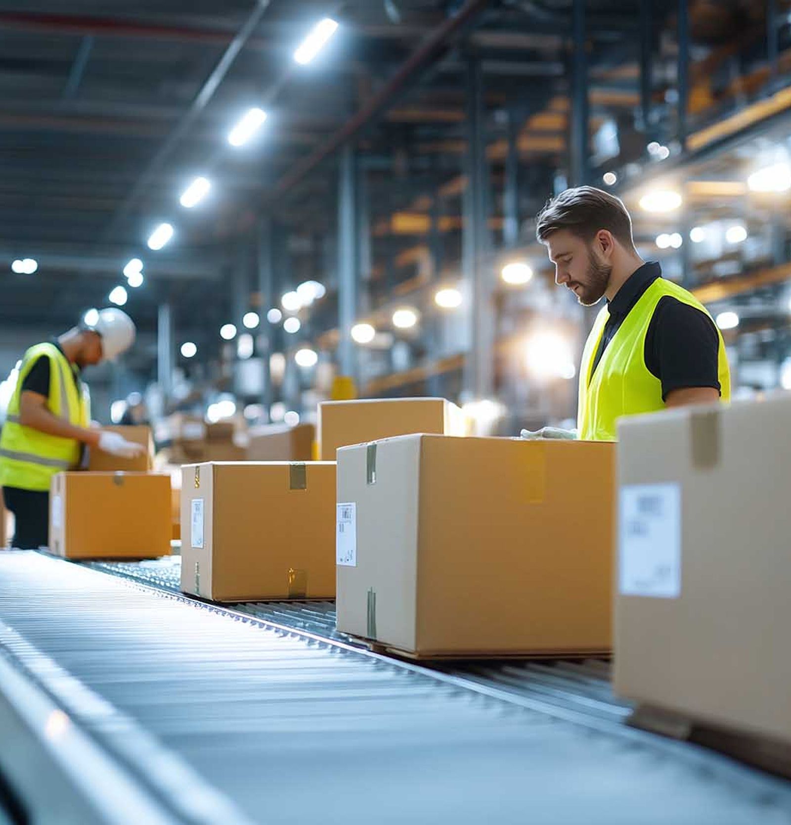 Katun warehouse team preparing shipments