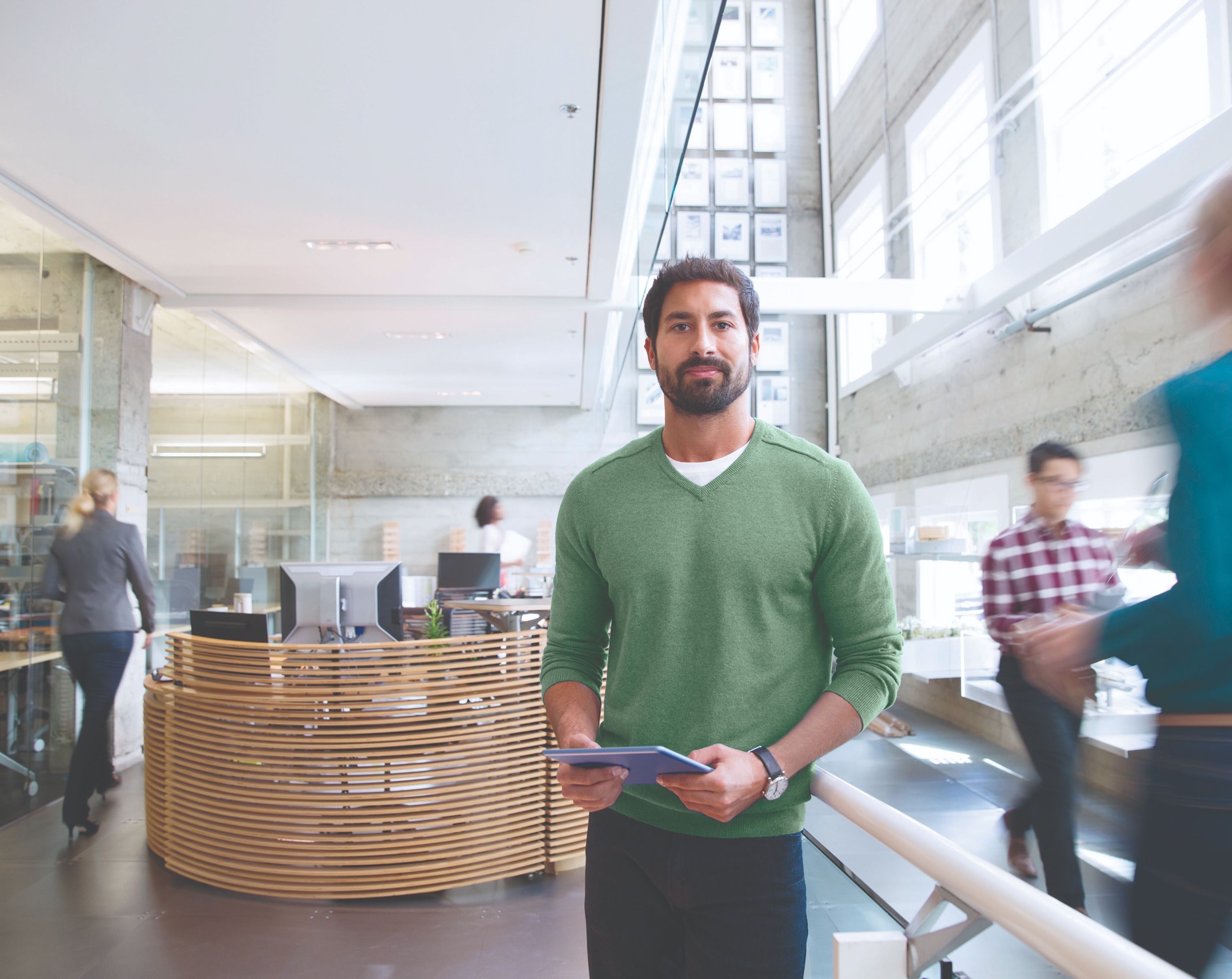 People working together in an office