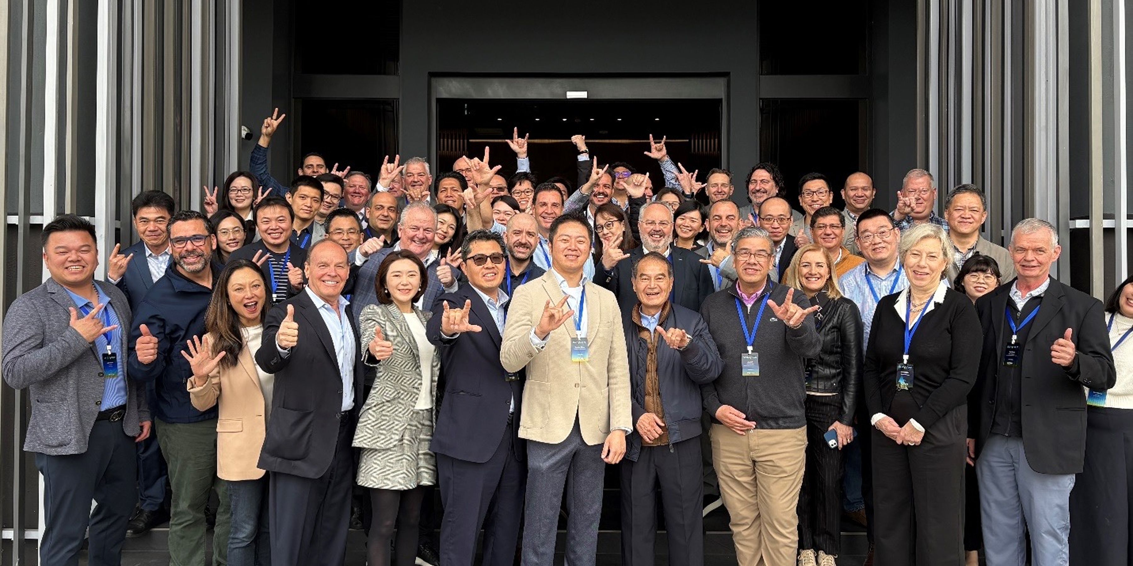 Katun Employees Celebrating Grand Opening