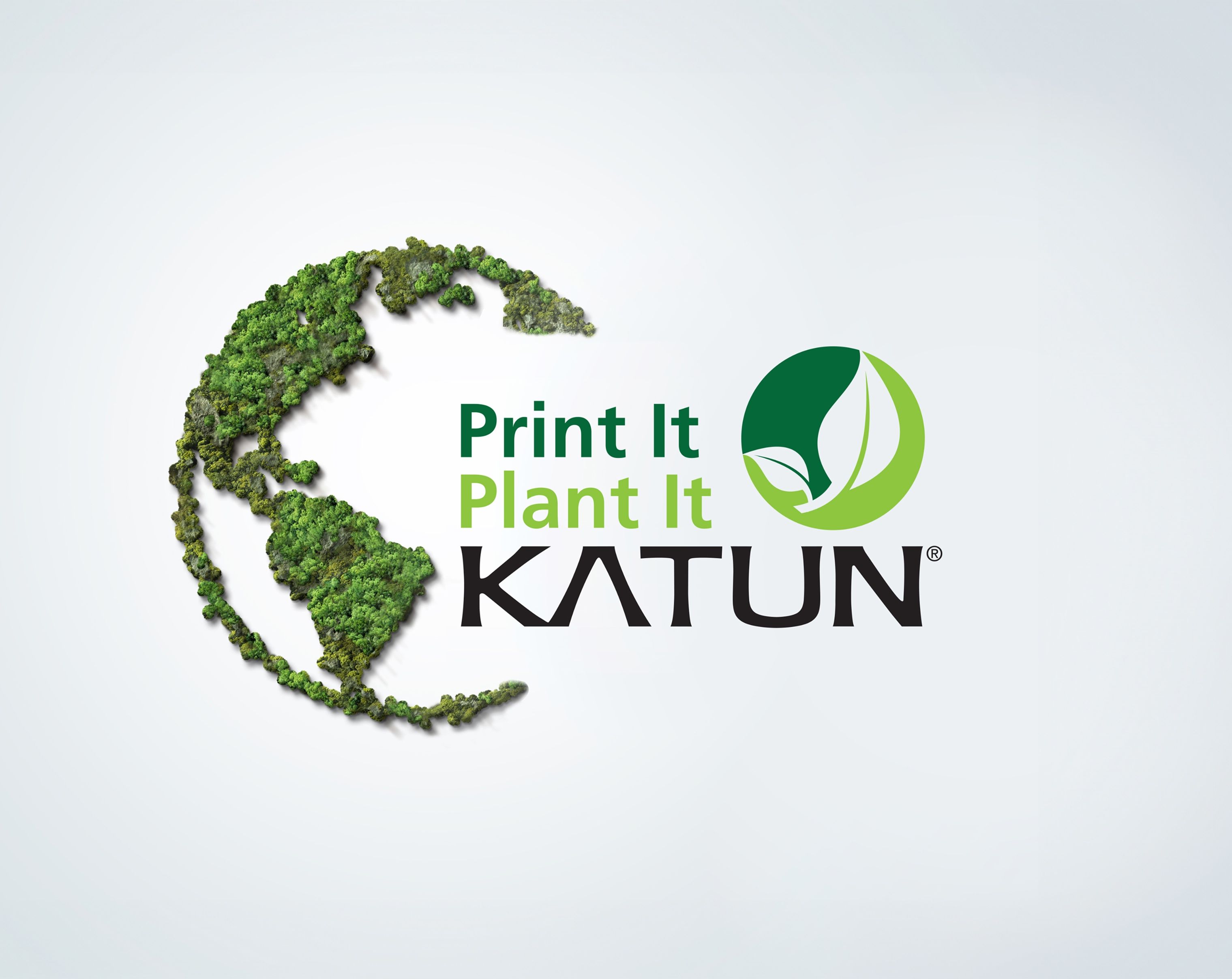 Katun Print it Plant it Logo