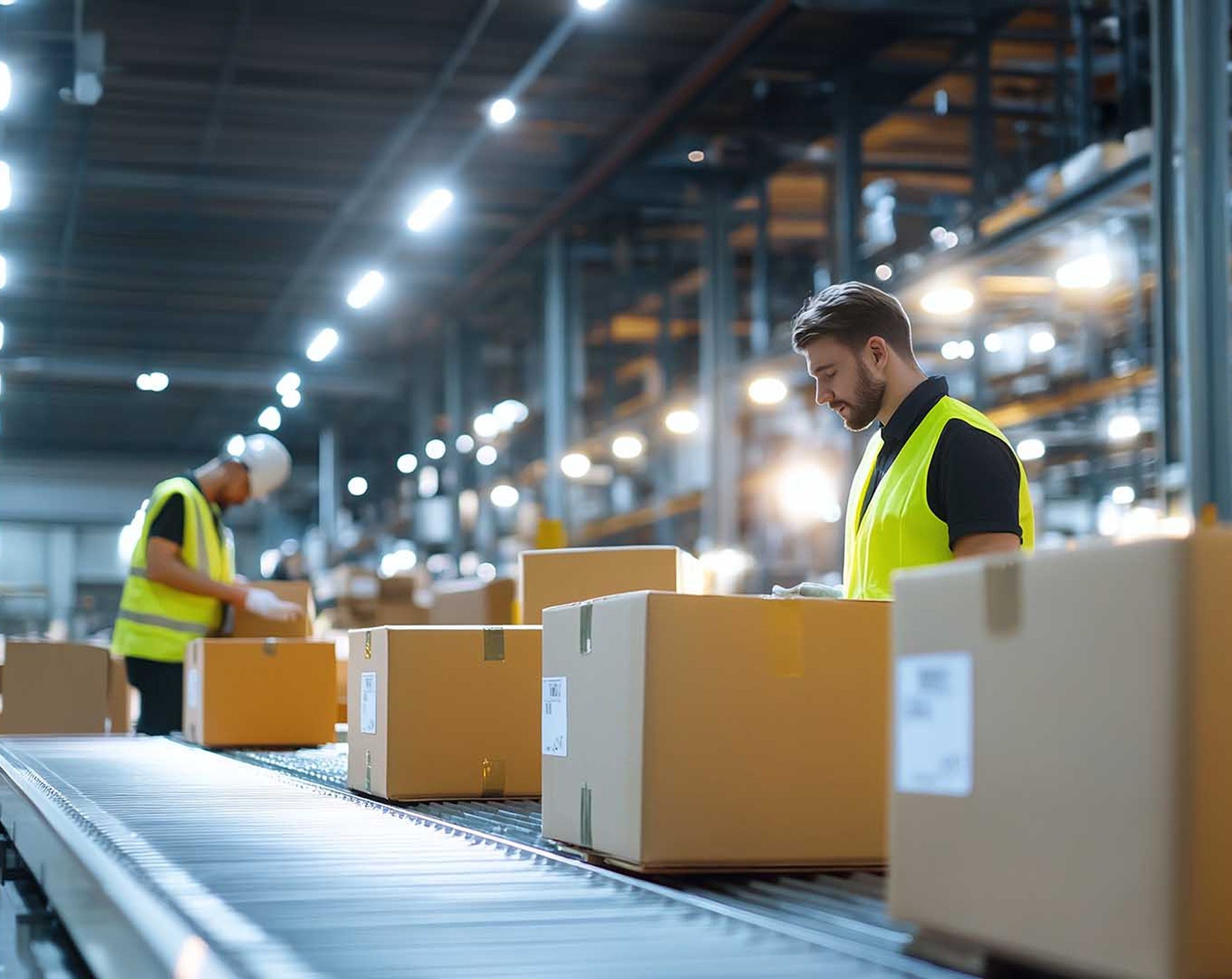 Katun warehouse team preparing shipments