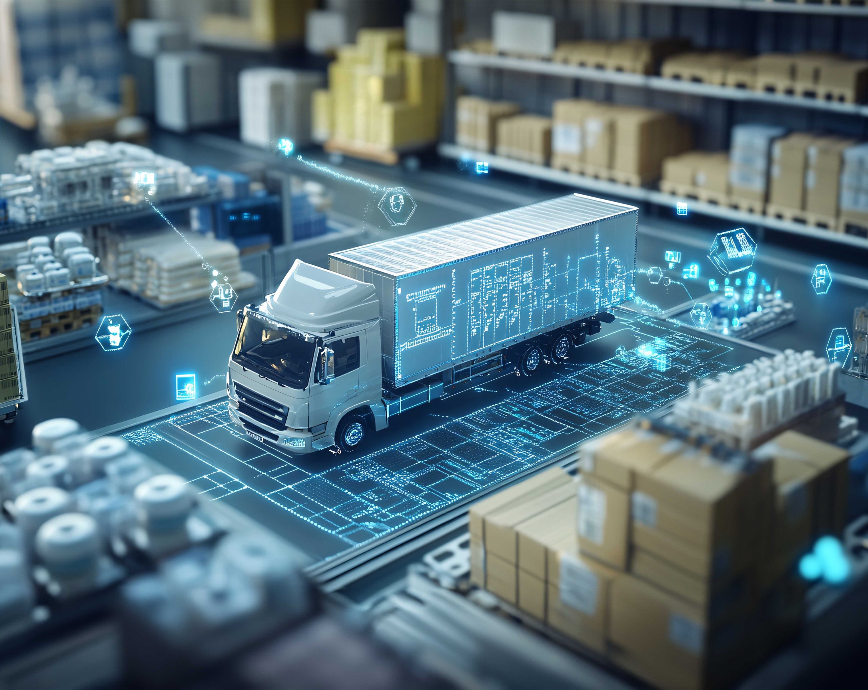 Katun truck with digital plans